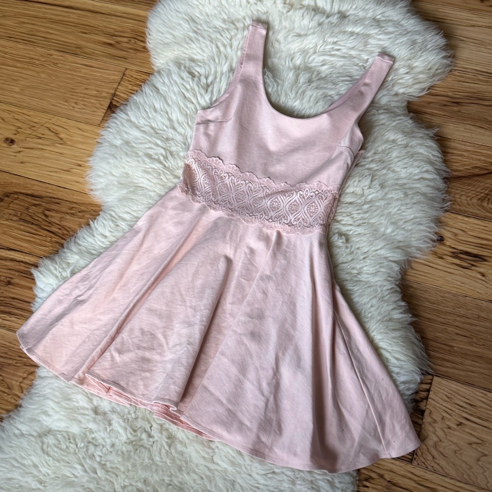 Bebe Elegant Pink Sleeveless Dress